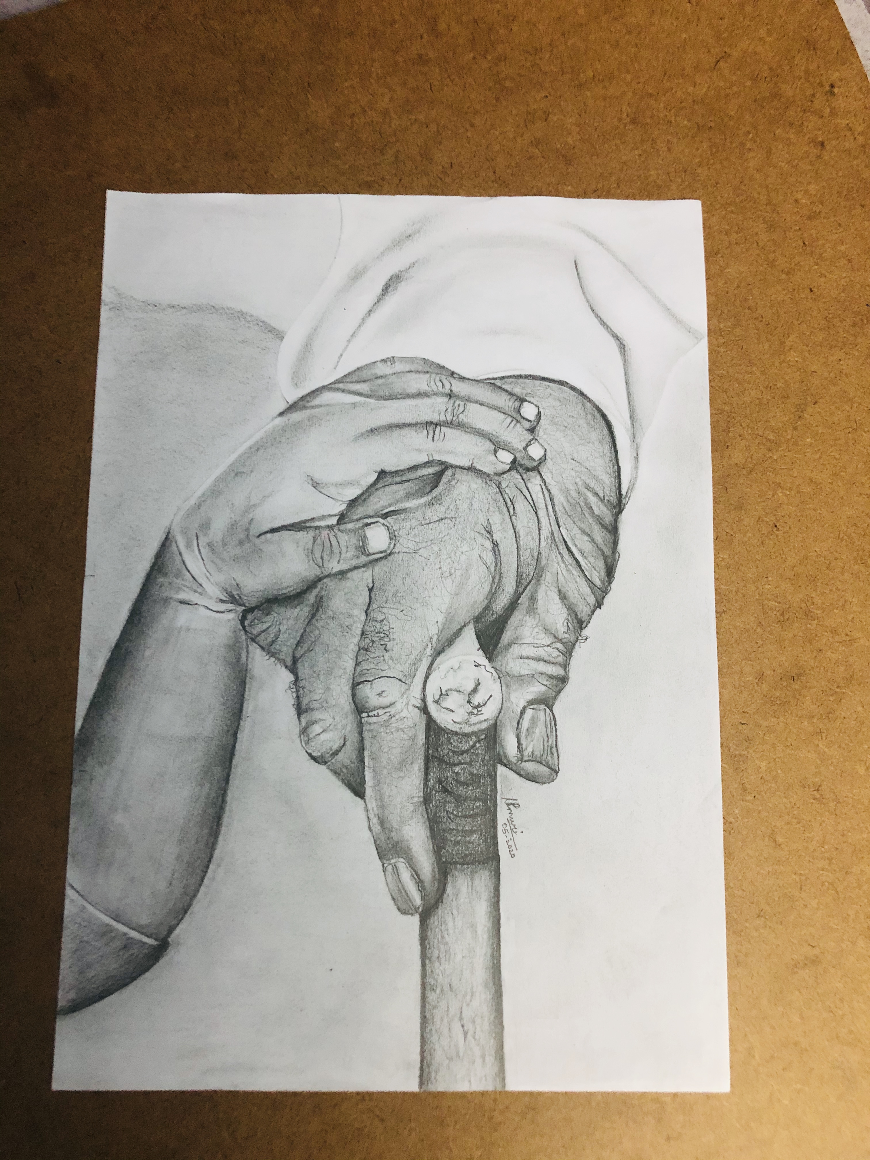 Architecture ink and watercolor